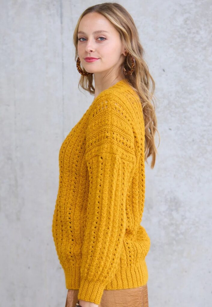 вязаный пуловер