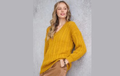 вязаный пуловер