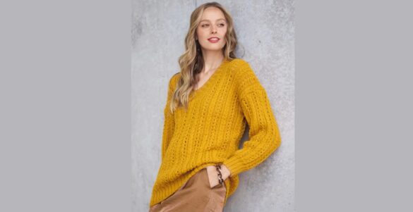 вязаный пуловер