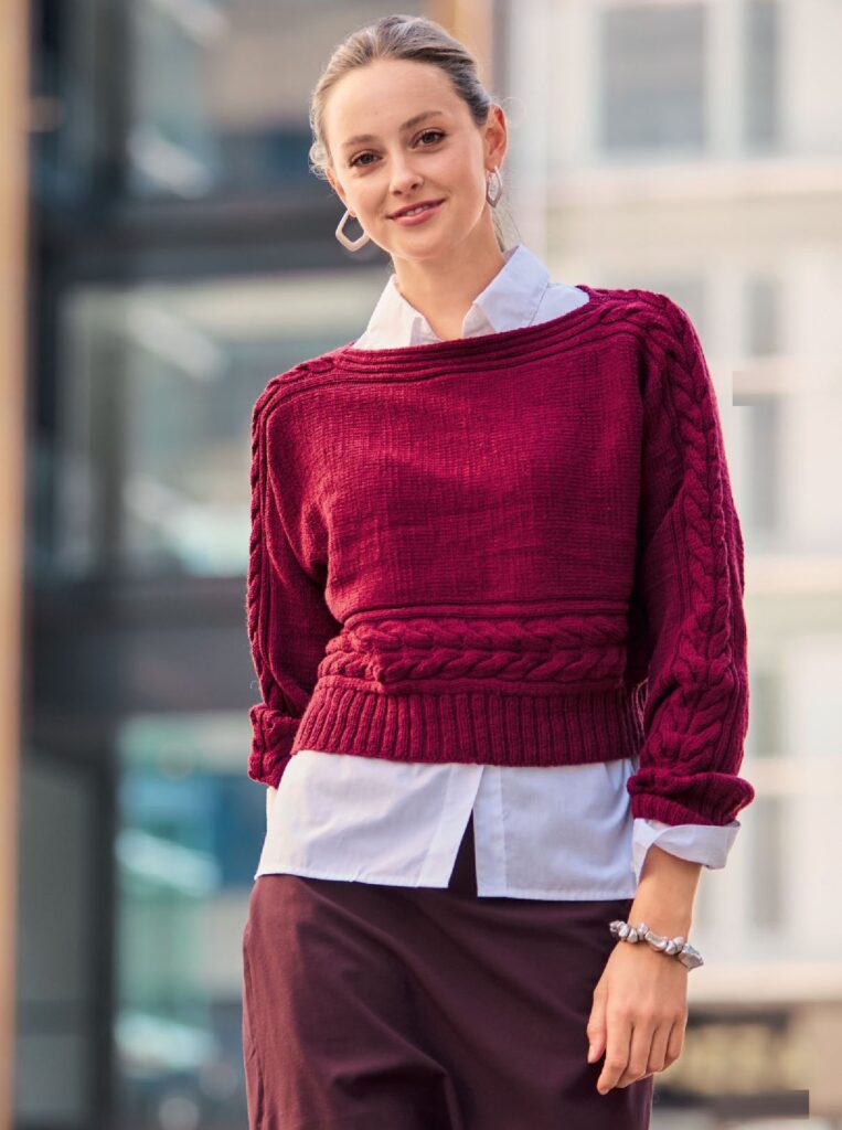 вязаный пуловер