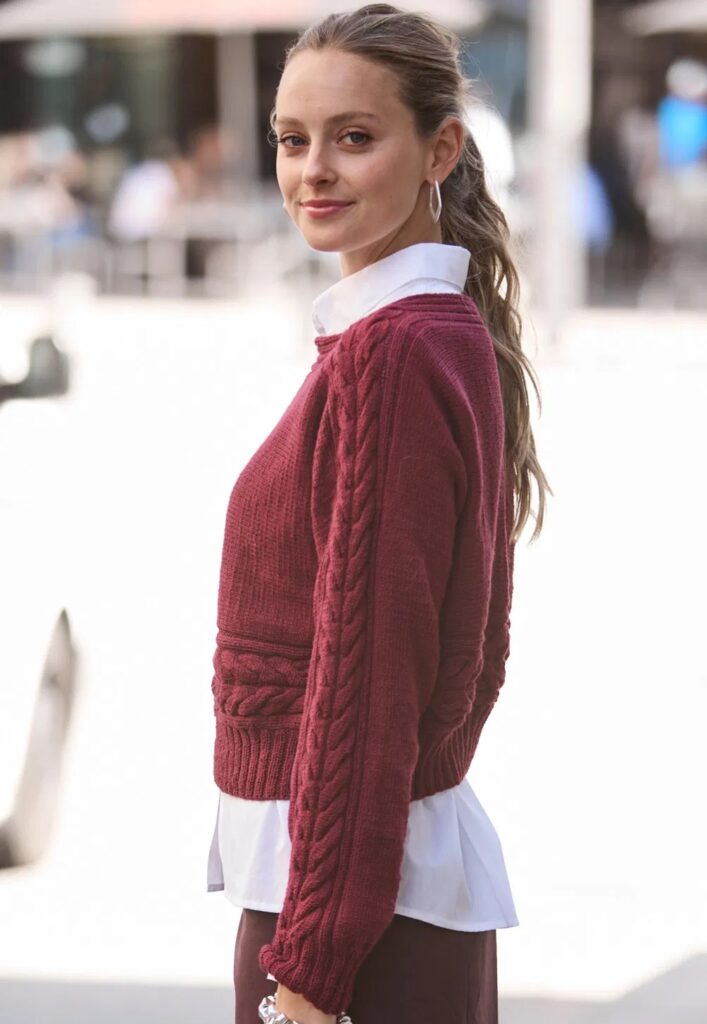 вязаный пуловер