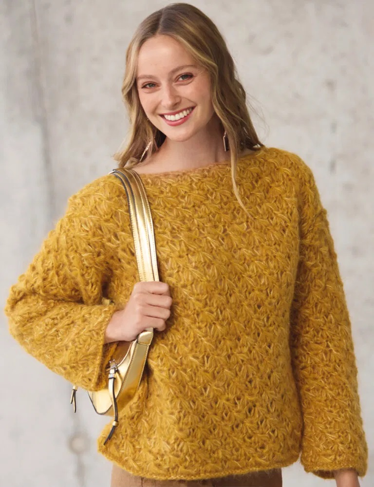 вязаный пуловер