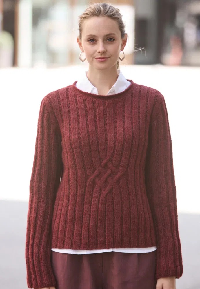 вязаный пуловер