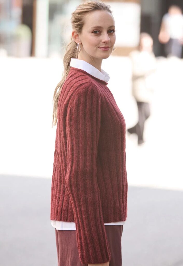 вязаный пуловер