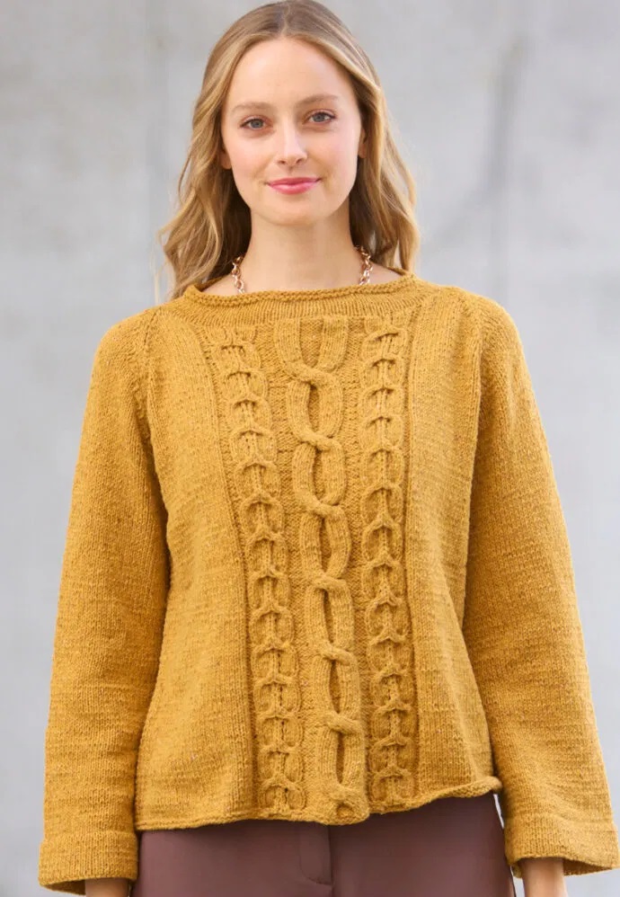 вязаный пуловер