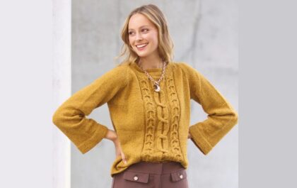 вязаный пуловер