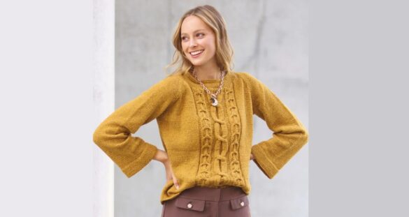 вязаный пуловер