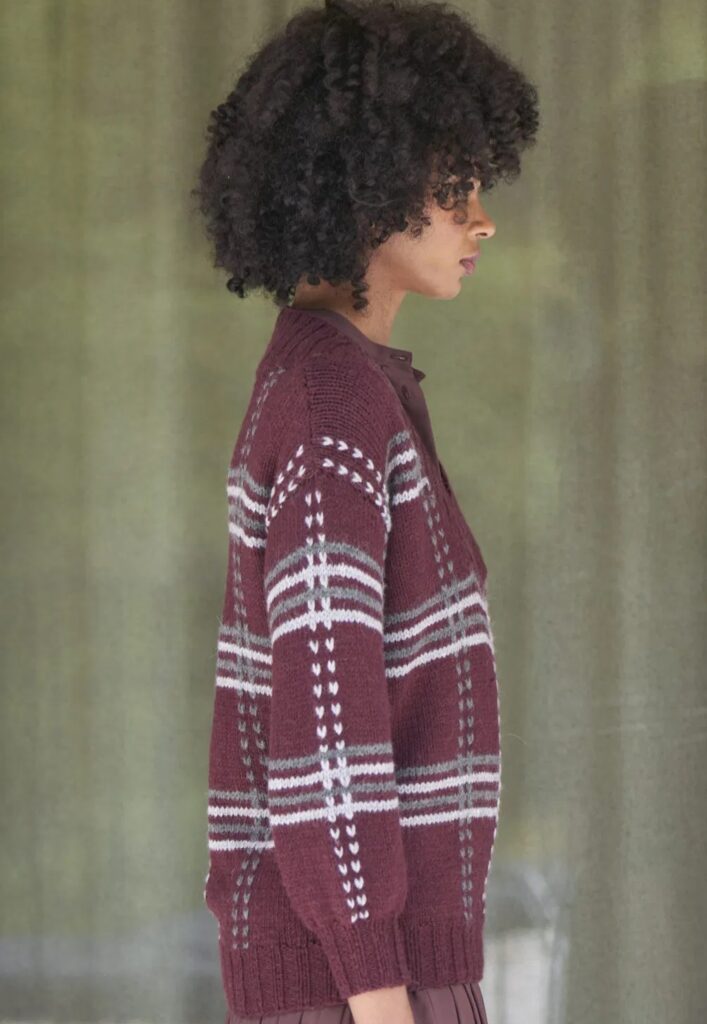 вязаный пуловер