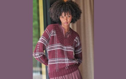 вязаный пуловер