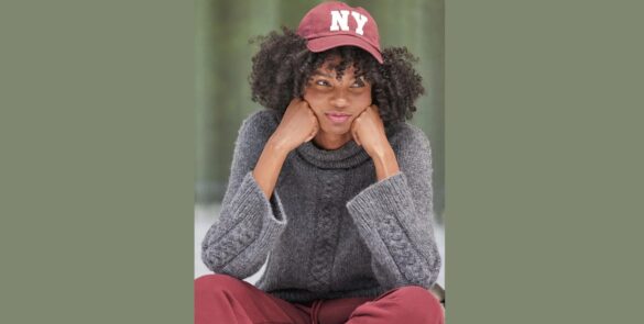 вязаный пуловер