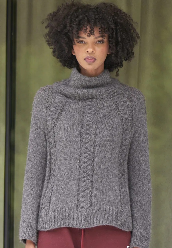 вязаный пуловер