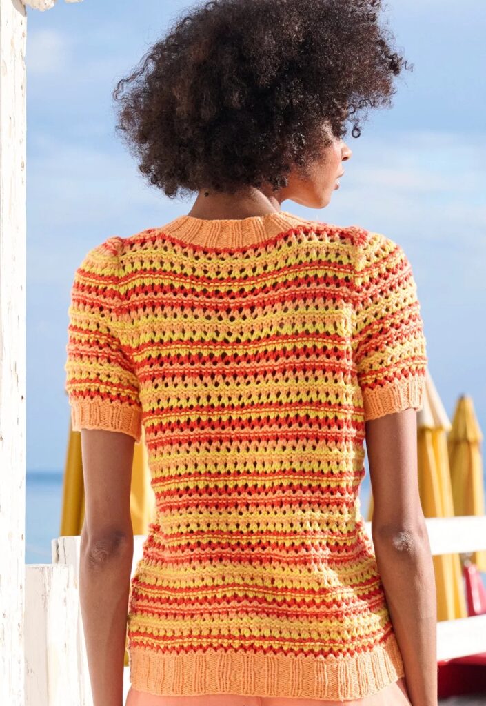 вязаный топ