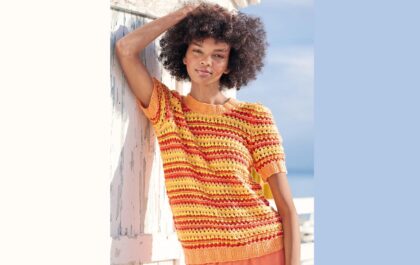 вязаный топ