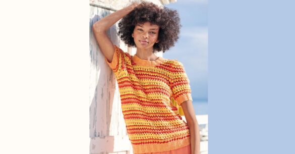 вязаный топ