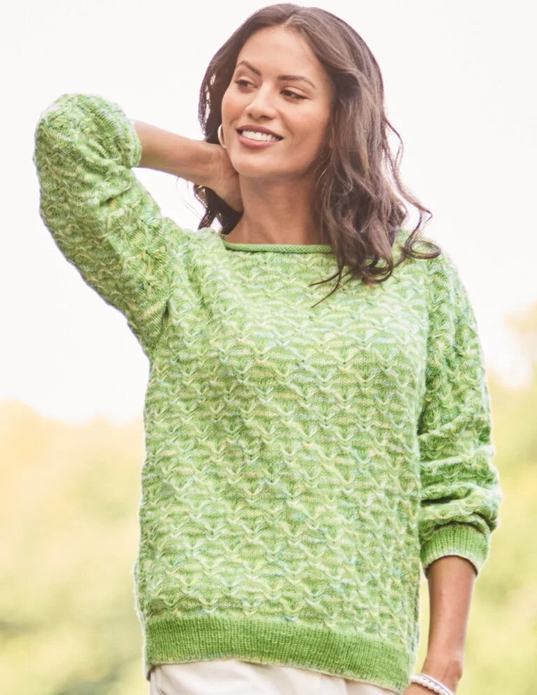 вязаный пуловер