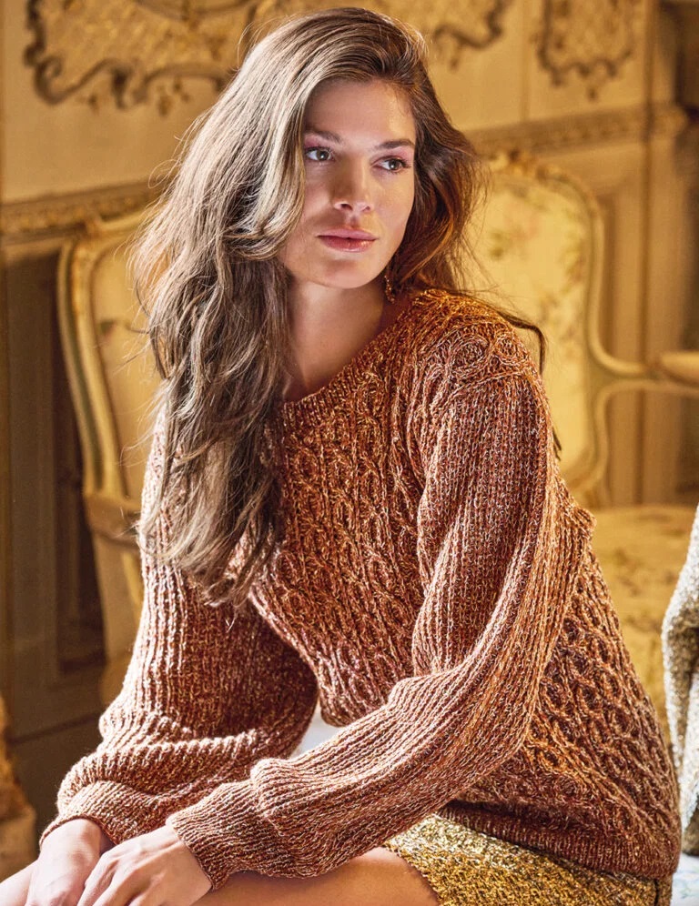 вязаный пуловер