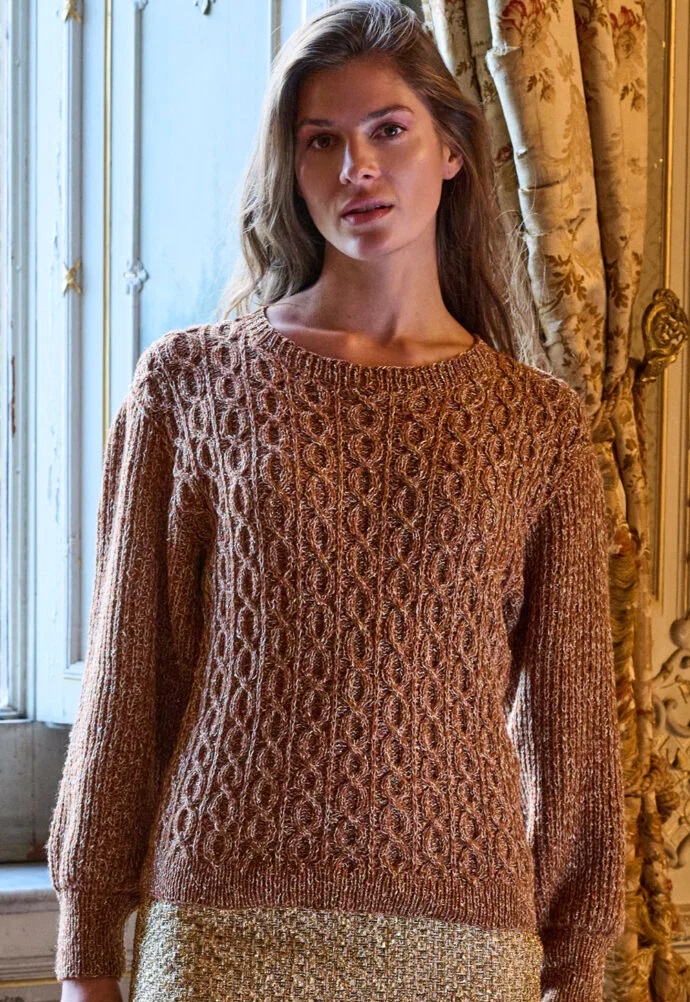 вязаный пуловер