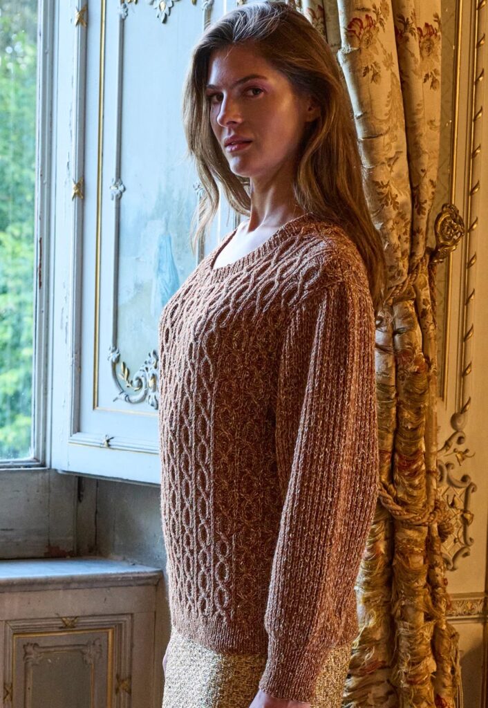 вязаный пуловер