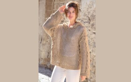 вязаный пуловер