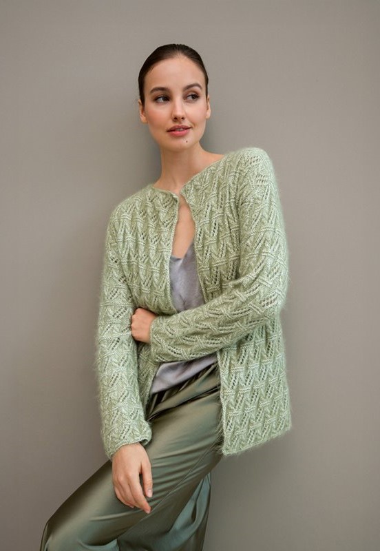 вязаный кардиган