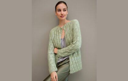 вязаный кардиган