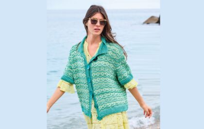 вязаный жакет