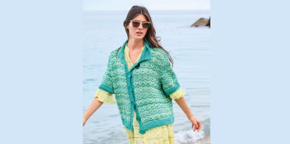 вязаный жакет