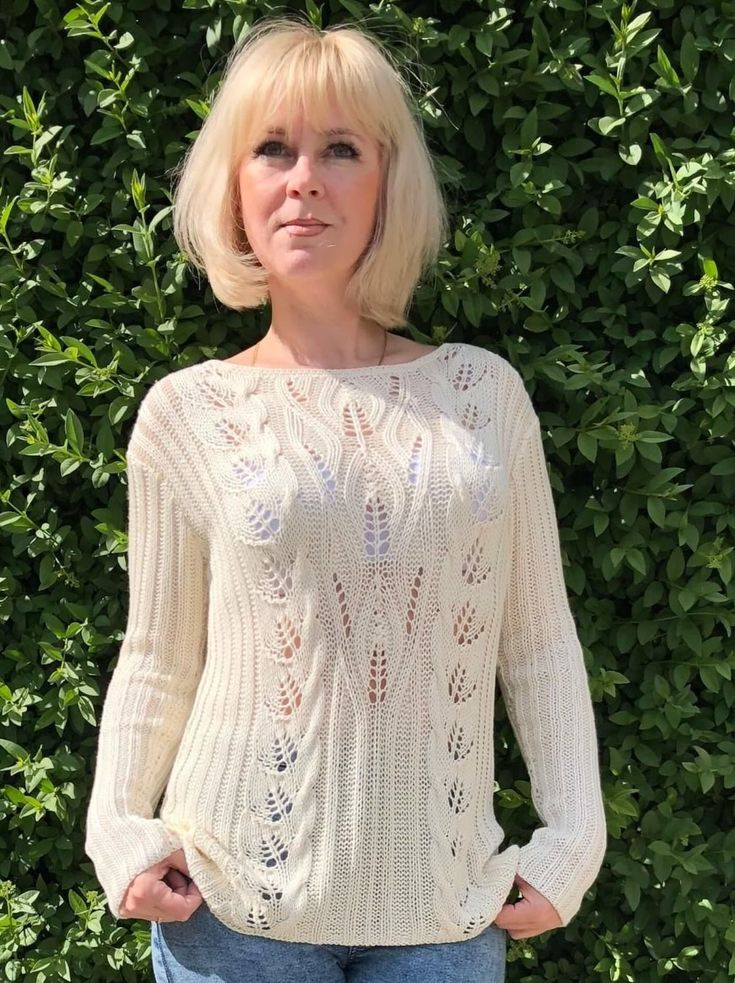 вязаный пуловер