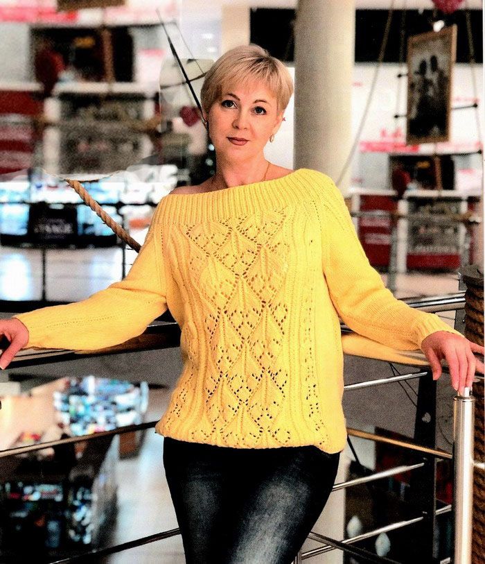 вязаный пуловер