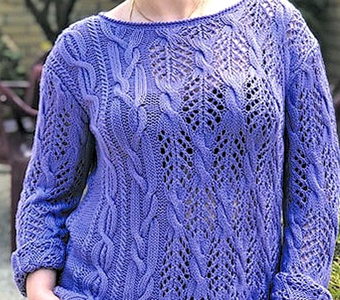 вязаный пуловер