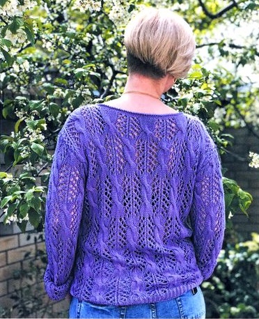 вязаный пуловер