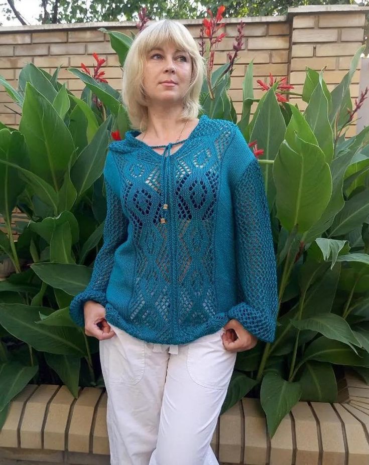 вязаный пуловер