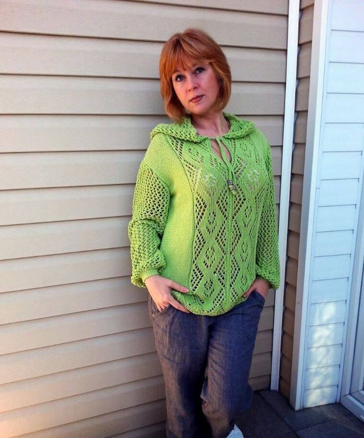 вязаный пуловер