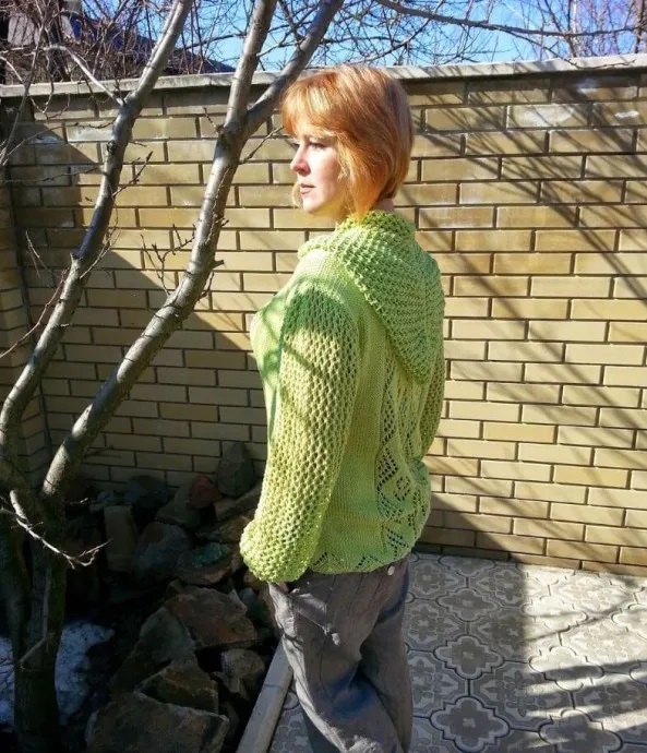 вязаный пуловер