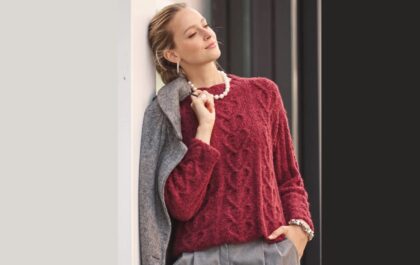 вязаный пуловер