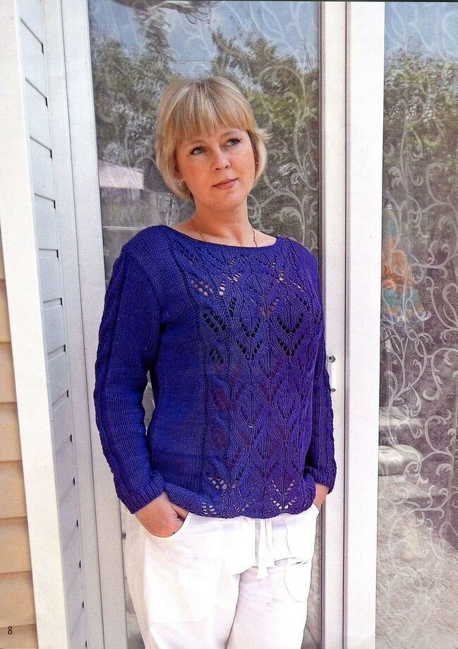 вязаный пуловер