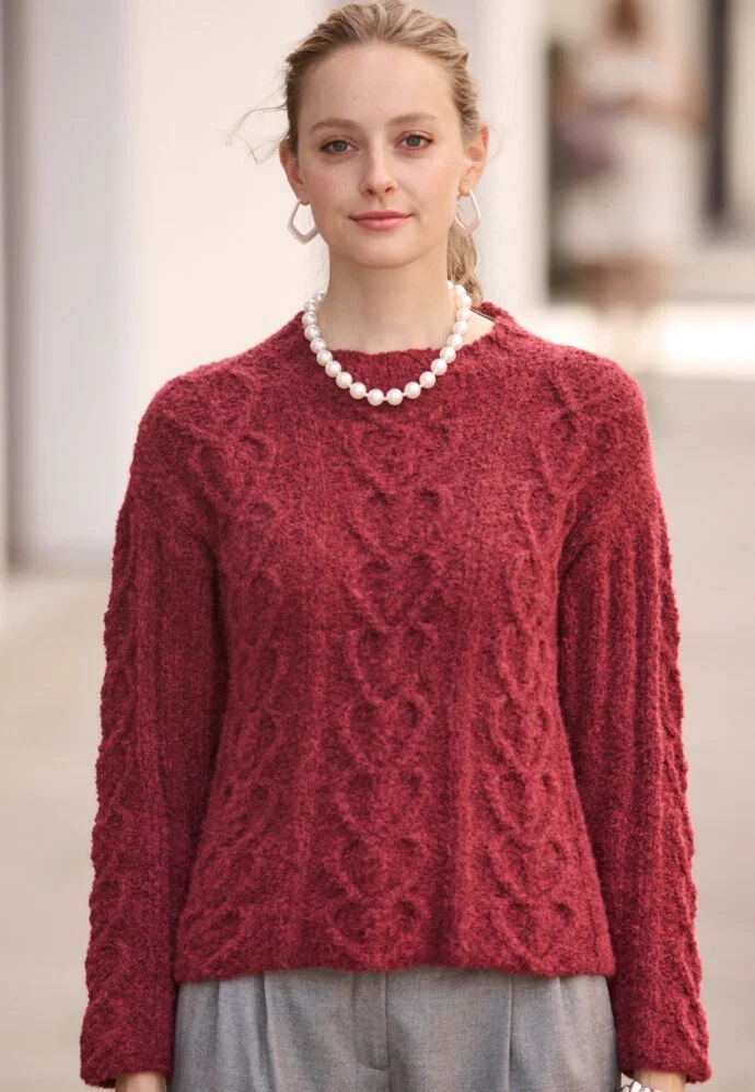 вязаный пуловер