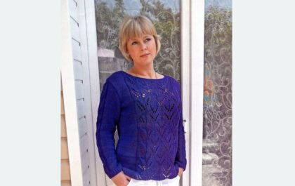 вязаный пуловер