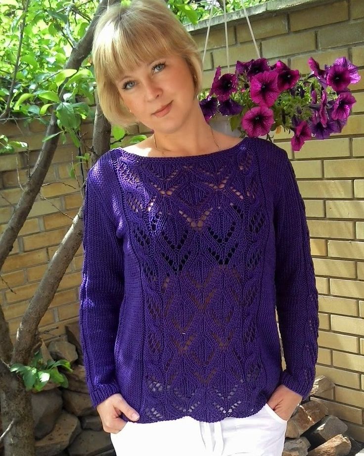 вязаный пуловер