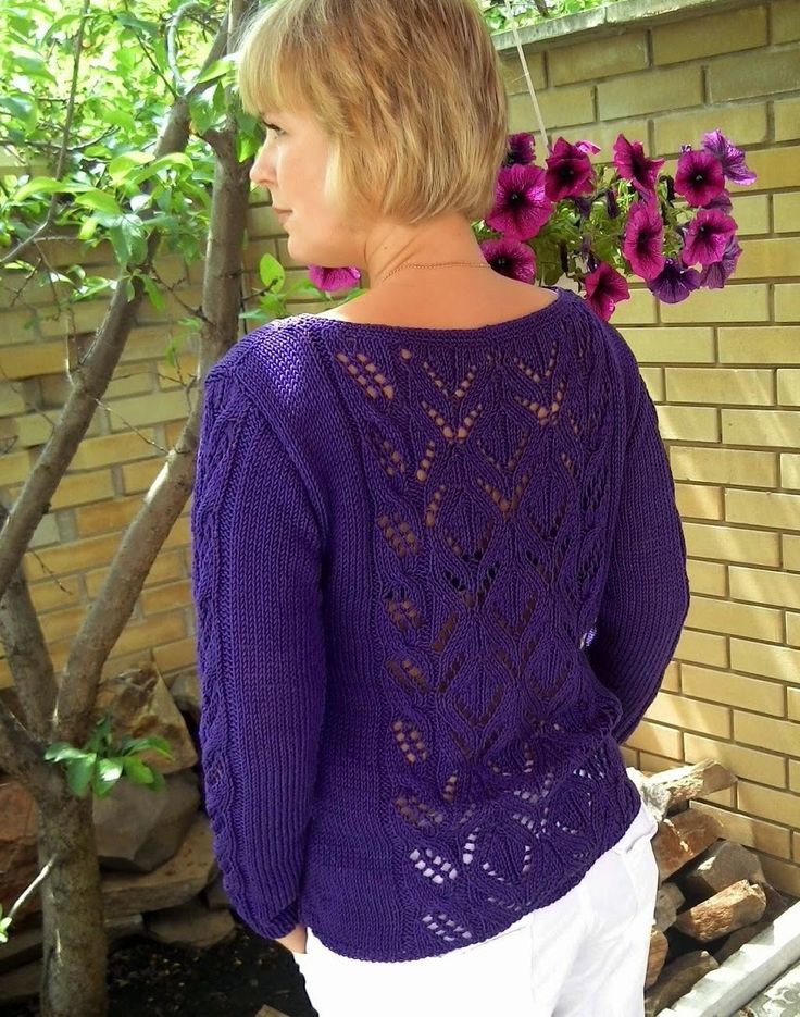 вязаный пуловер