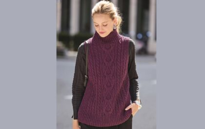 вязаный жилет