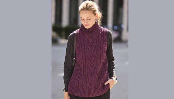 вязаный жилет