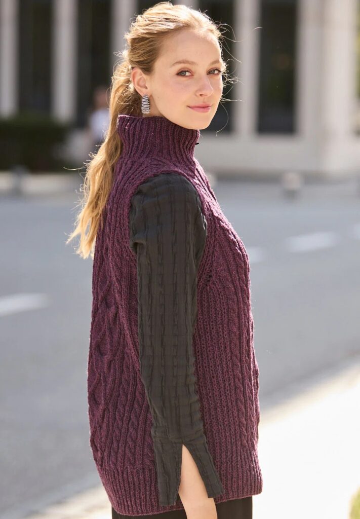 вязаный жилет