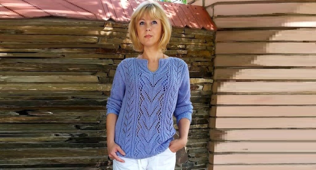 Пуловер «Деним»