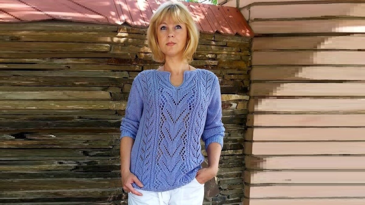 Пуловер «Деним»