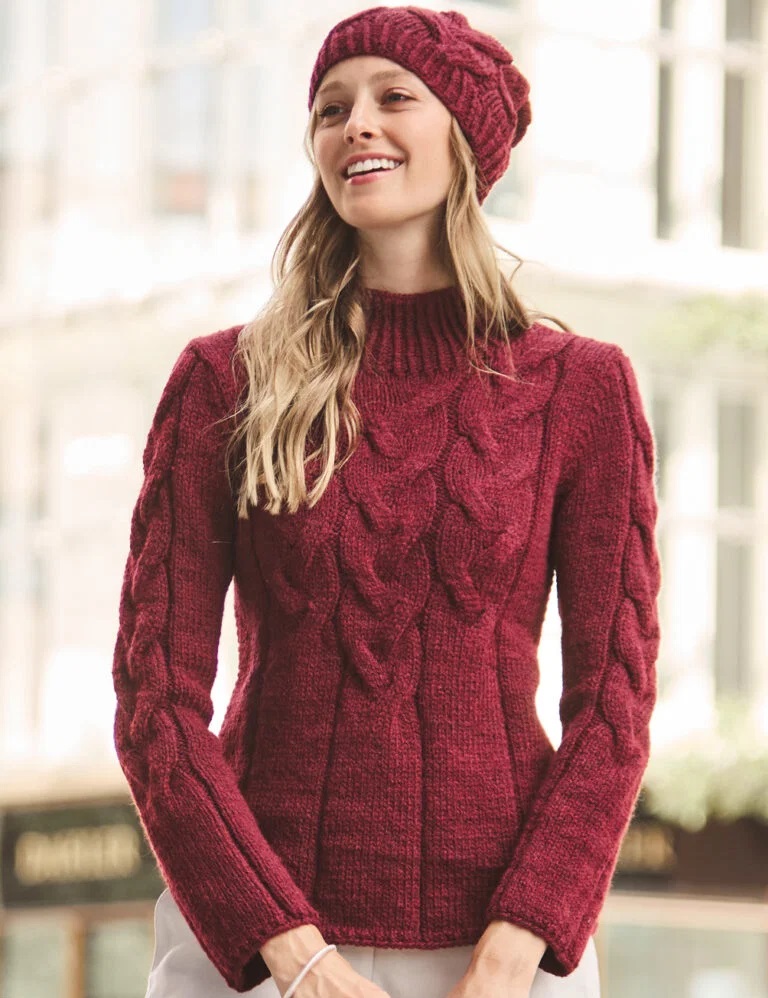 вязаный пуловер