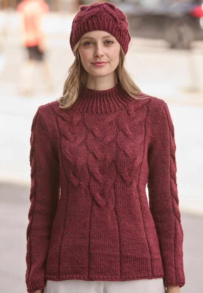 вязаный пуловер