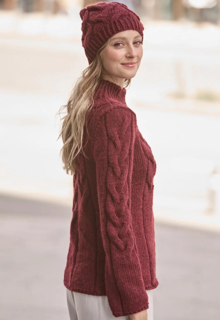 вязаный пуловер