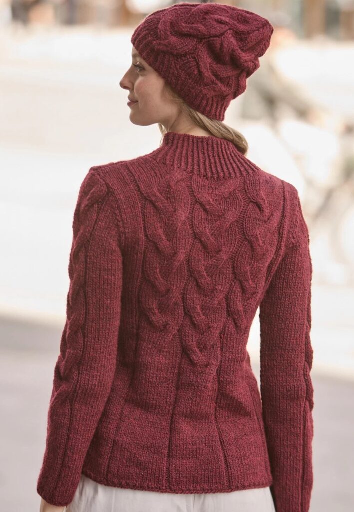 вязаный пуловер