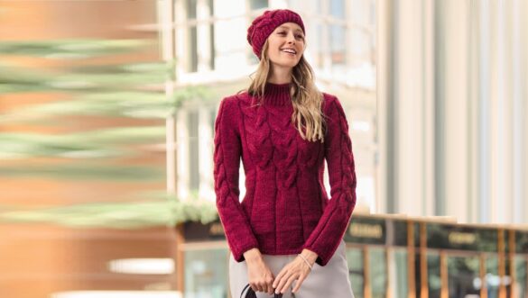 вязаный пуловер